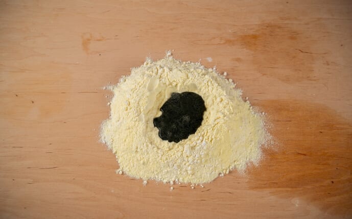 Homemade Black Squid Ink Pasta Dough: Step 4.