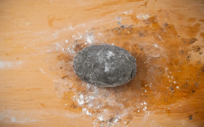 Homemade Black Squid Ink Pasta Dough: Step 6.