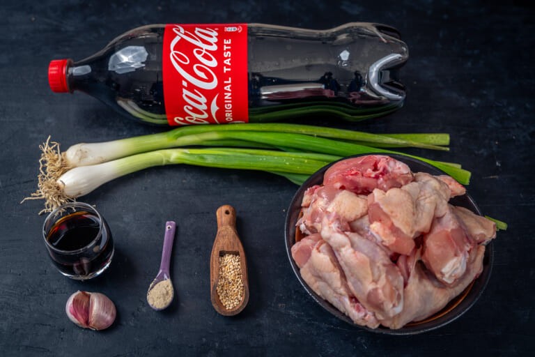 Ingredients for Chinese Coca Cola Chicken Wings