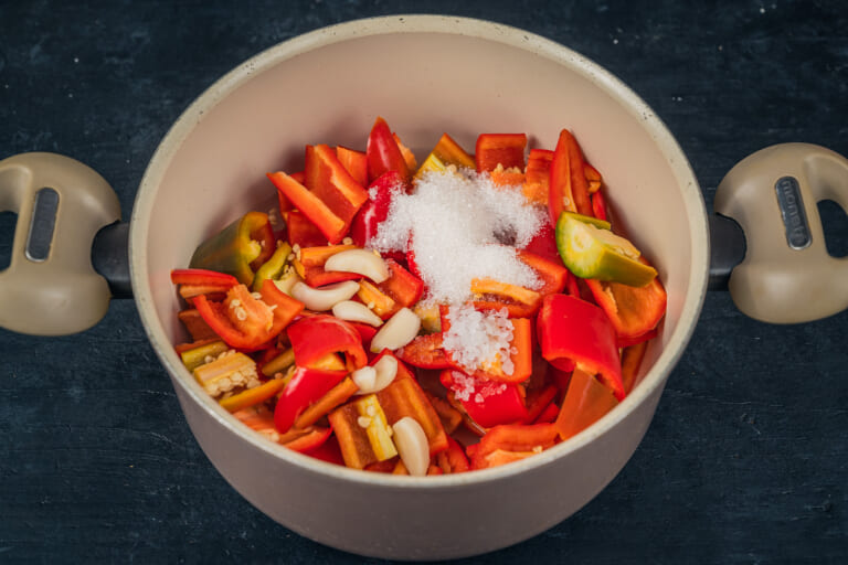 Homemade Sriracha Sauce Without Fermentation: Step 2.