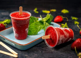 Two-ingredient Strawberry Ice Cream with Condensed Milk Recipe