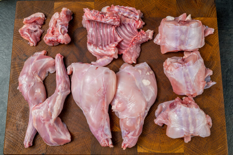 Braised Rabbit in White Wine: Step 1.