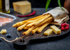 Parmesan Grissini Breadsticks Recipe