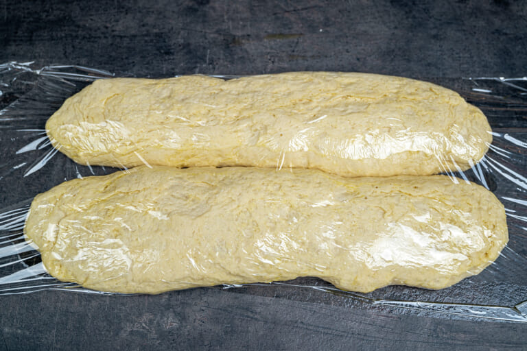 The bread dough has risen The bread dough has risen