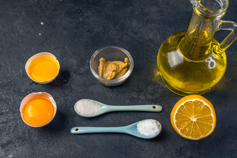Ingredients for Classic Mayonnaise