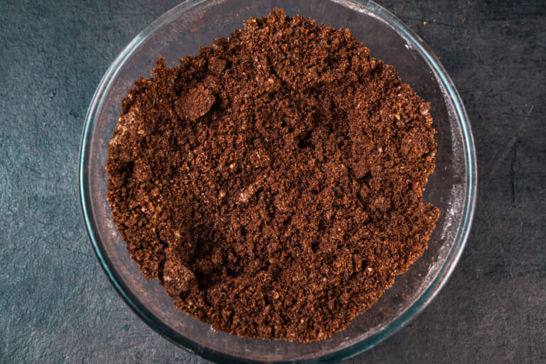 Dry brownie batter Dry brownie batter