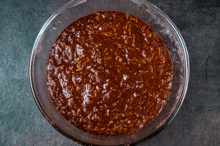 Zucchini brownie batter Zucchini brownie batter