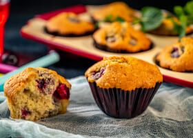 Fresh Cherry Muffins Recipe