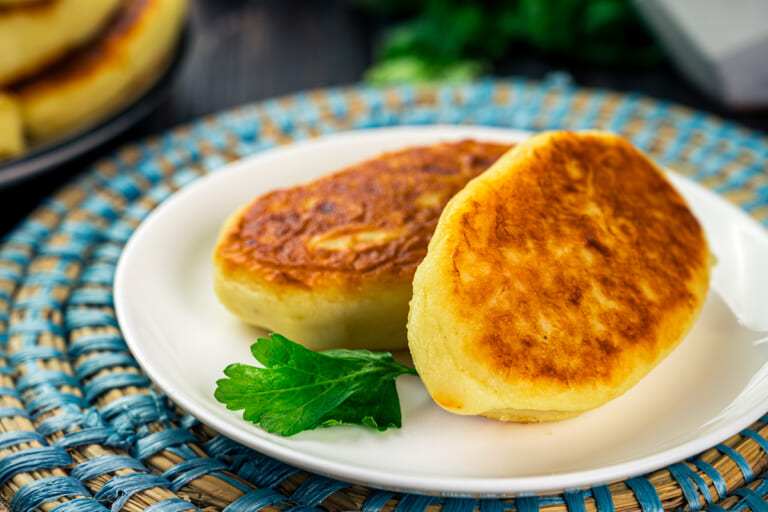 Potato zrazy with cabbage are ready