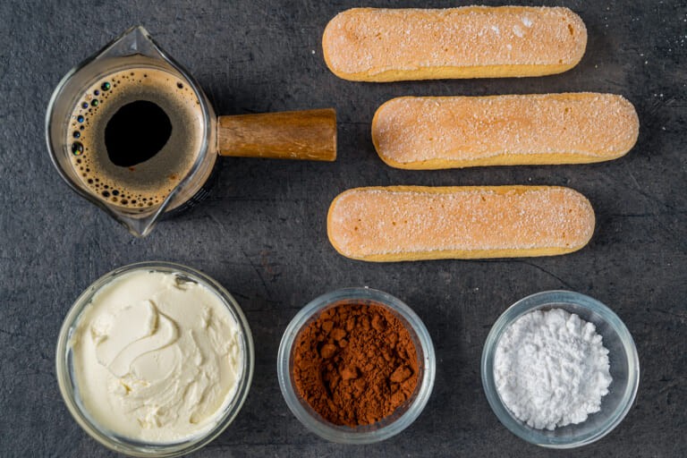 Ingredients for Tiramisu Truffles