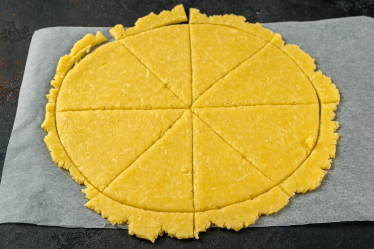 Divide dough into segments