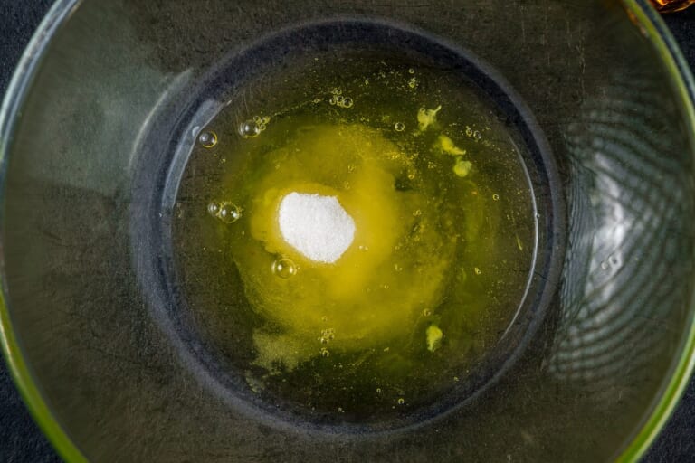 Egg whites with sugar