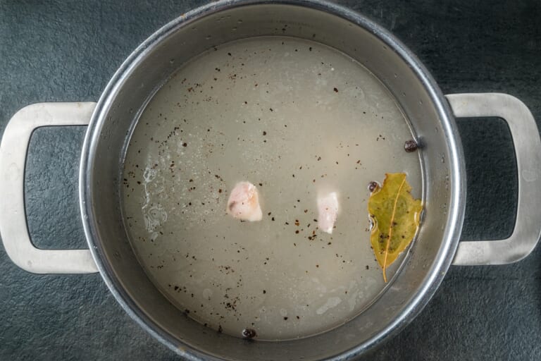 Preparing Meat Broth for Borscht